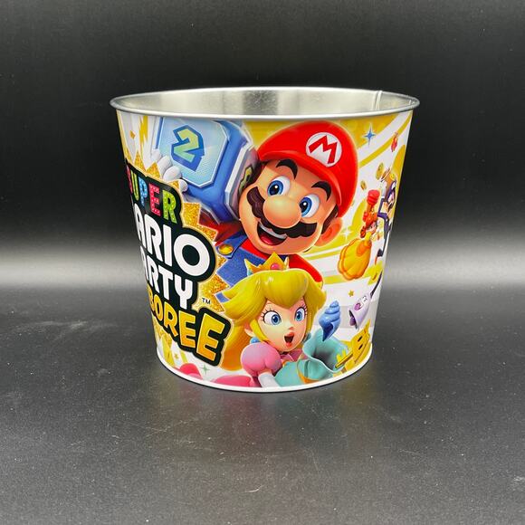Super Mario Party Jamboree Tin Popcorn Bucket - Picture 2 of 10